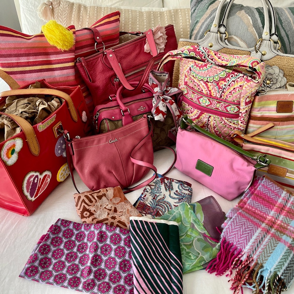 PRETTY IN PINK! Coach Bags and More! $10 AND UP